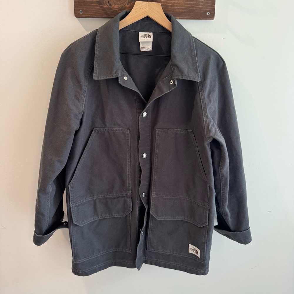 The‎ North Face Men’s Berk Utility Jacket in Asphalt Grey Medium